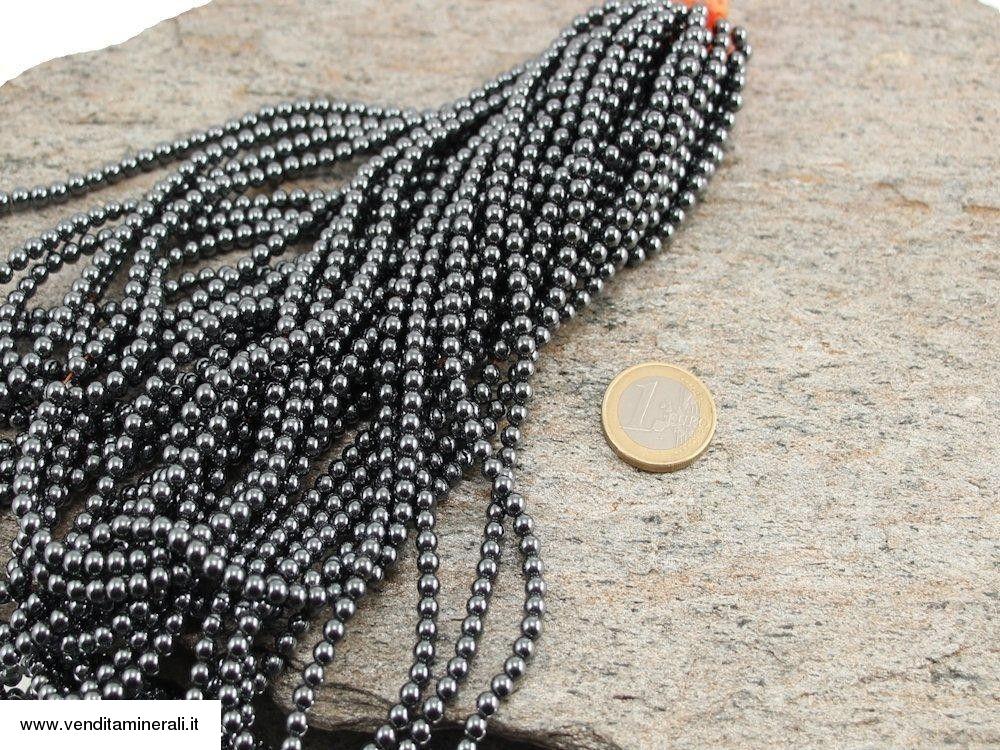 Catenella di ematite 4 mm