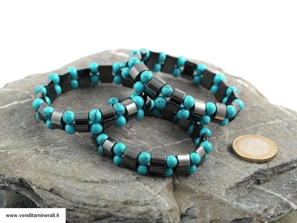 Braccialetto di Ematite - Turchese