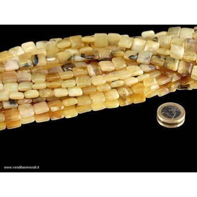 Filo di catena a forma di rettangolo in opale