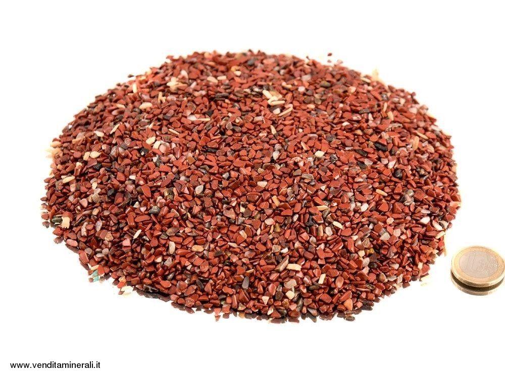 Pietre di diaspro rosso - 0,5 kg
