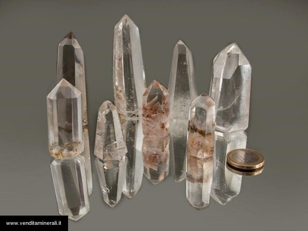 Lotto di 41 pezzi di cristalli di roccia lucidati - Madagascar