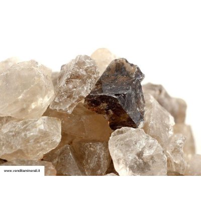 Quarzo fume' - piccole pietre grezze (2-5 cm) - 1 kg