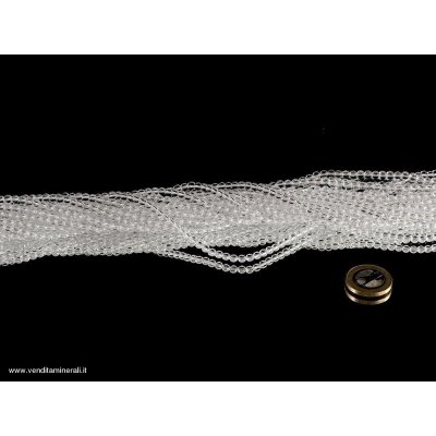 Cristallo di rocca - filo a sfere 4 mm