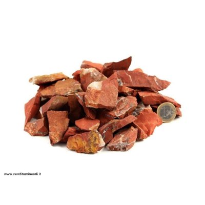 Diaspro rosso - piccole pietre grezze (2-5 cm) - 1 kg