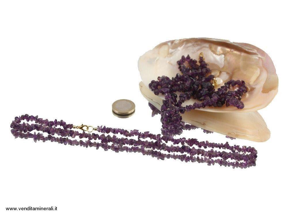 Ametista a catena di schegge