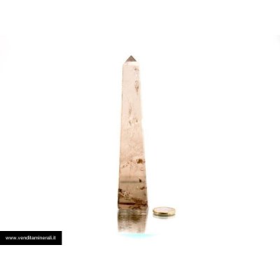 Obelisco di quarzo fume'
