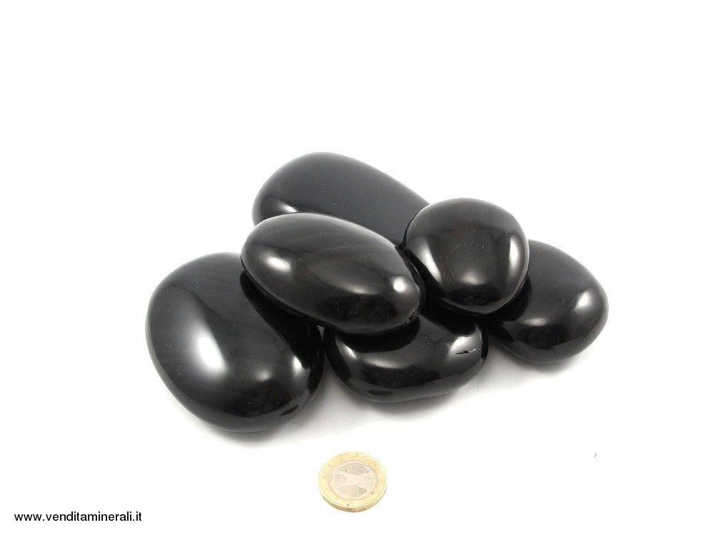 Lamelle d'ossidiana Pebbles / XL 0,5 kg