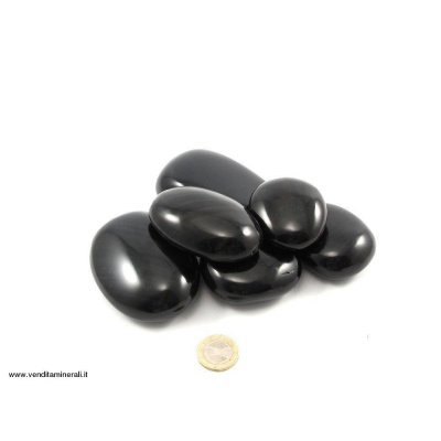 Lamelle d'ossidiana Pebbles / XL 0,5 kg