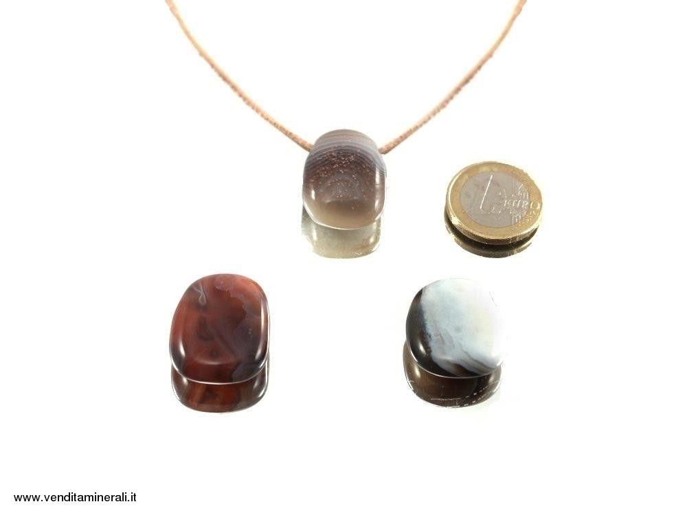 Pendente di Agata del Botswana