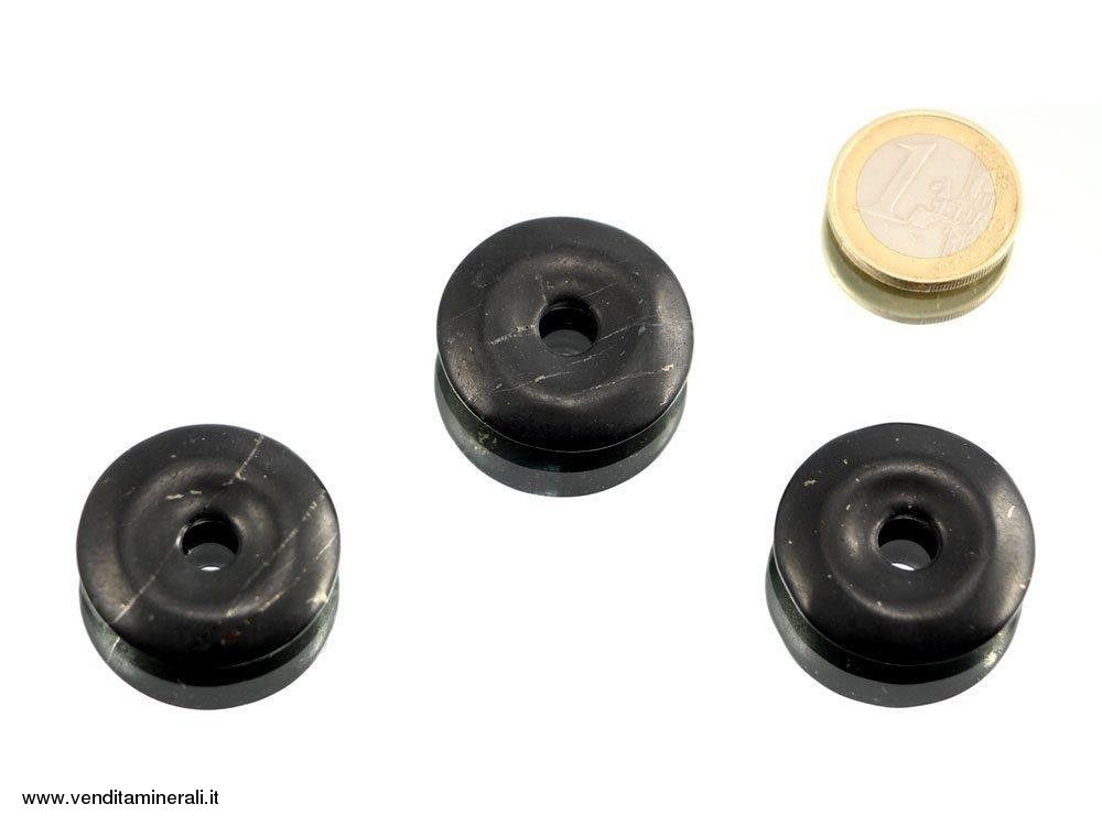 Shungite a forma di ciambelle - 30 mm