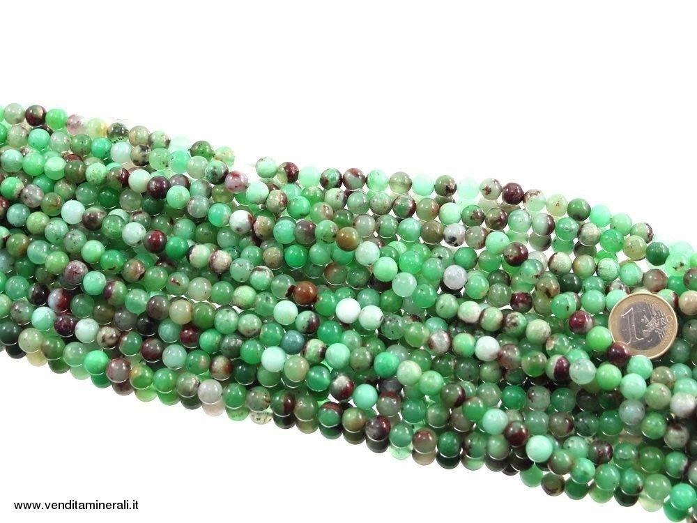 Filo catena a catena crisoprasio da 8 mm