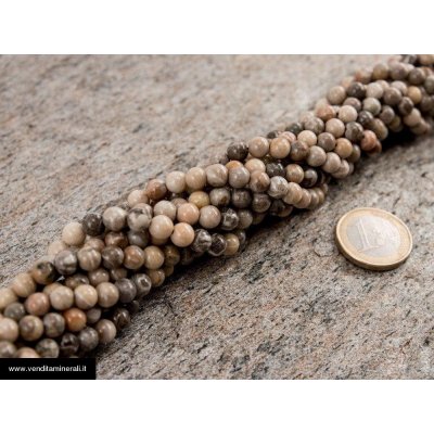 Filo di catena fossile di corallo 6 m