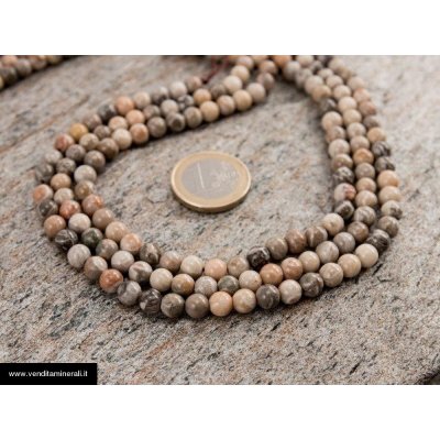 Filo di catena fossile di corallo 6 m