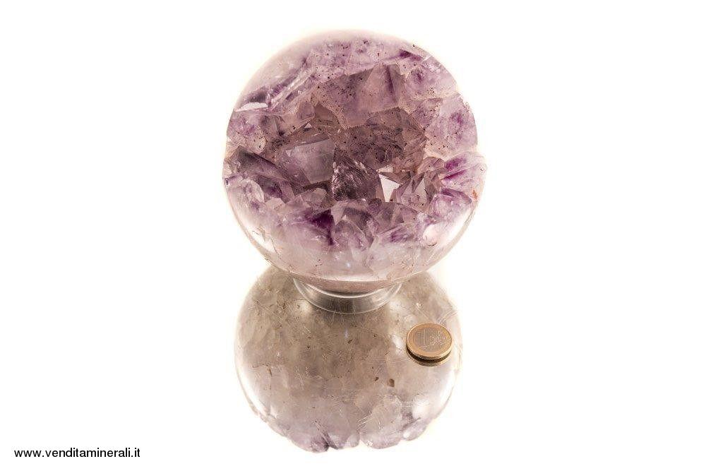 Palla di cristallo ametista