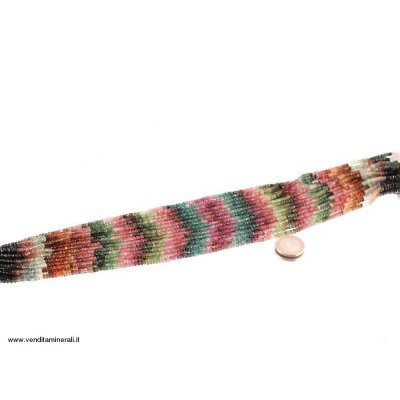 Tormalina multicolore sfaccettata
