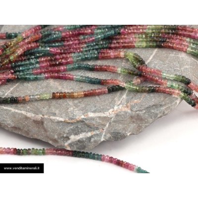 Tormalina multicolore sfaccettata