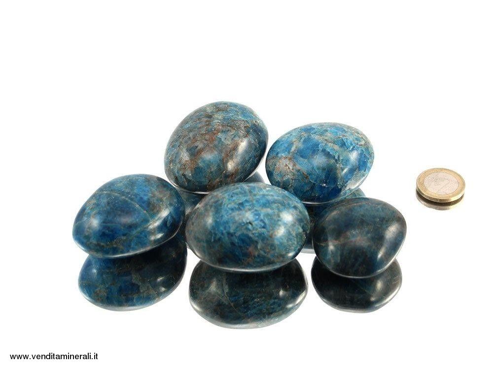 Ciottoli sbiancati blu/ XL  - 0,5 kg