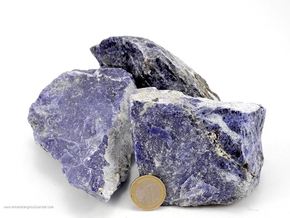 Pietre grezze di sodalie - 1 kg