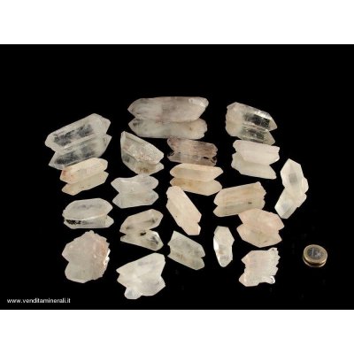 Doppio cristallo di rocca B - Colore Naturale - 1 kg