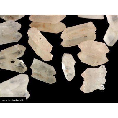 Doppio cristallo di rocca B - Colore Naturale - 1 kg