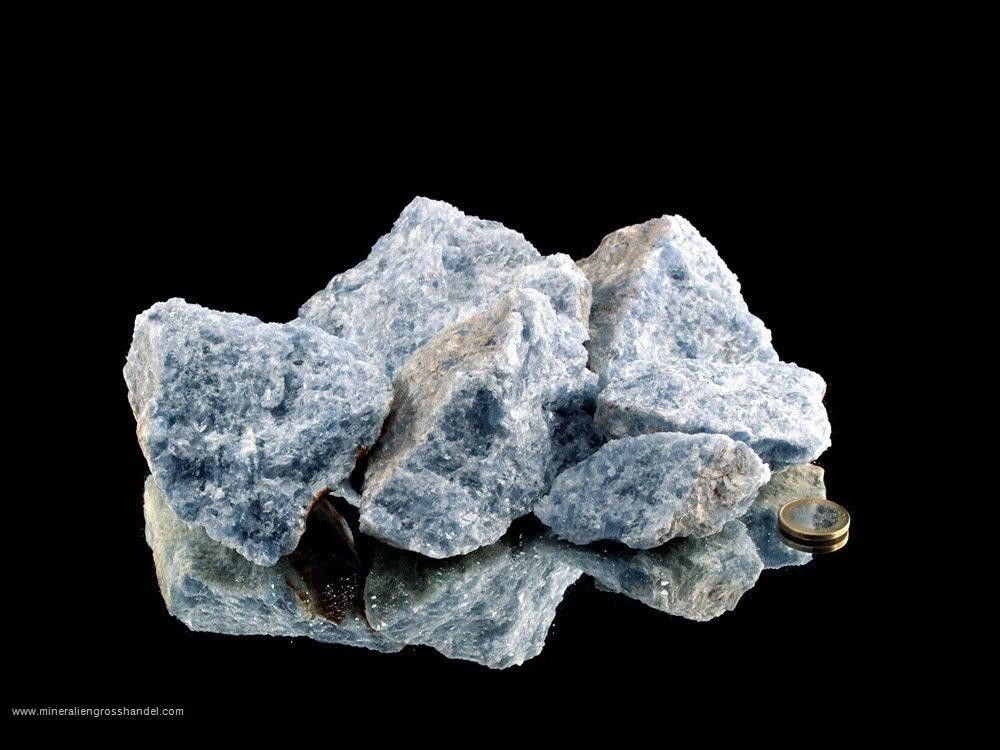Pietre grezze di calcite blu - 1 kg