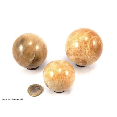 Sfere di feldspato di microlina - 0,5 kg