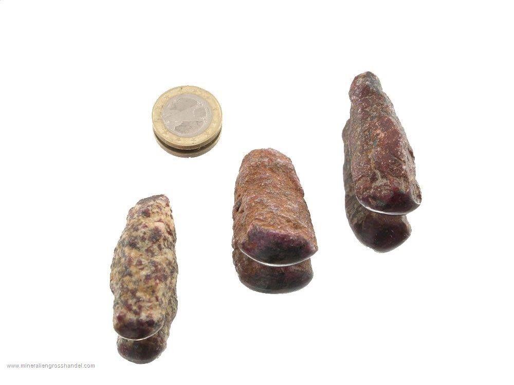 Rubino - pietre ruvide levigate 1 pezzo