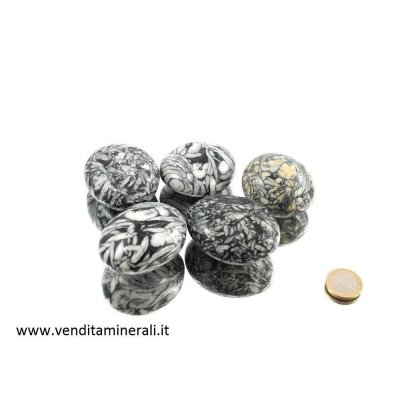 Pietre a forma di ciottoli / XL di Pinolite - 0,5 kg