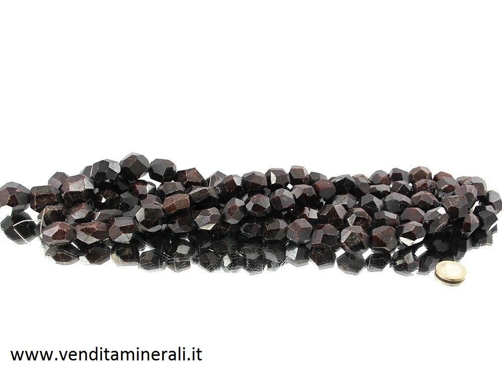 Collana di cristallo granato formato XL