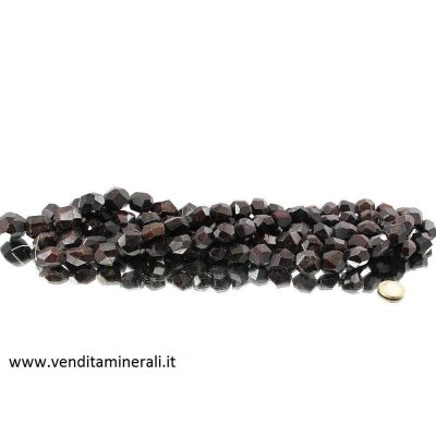 Collana di cristallo granato formato XL