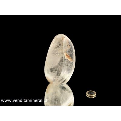 Cristallo di rocca a forma di fiamma