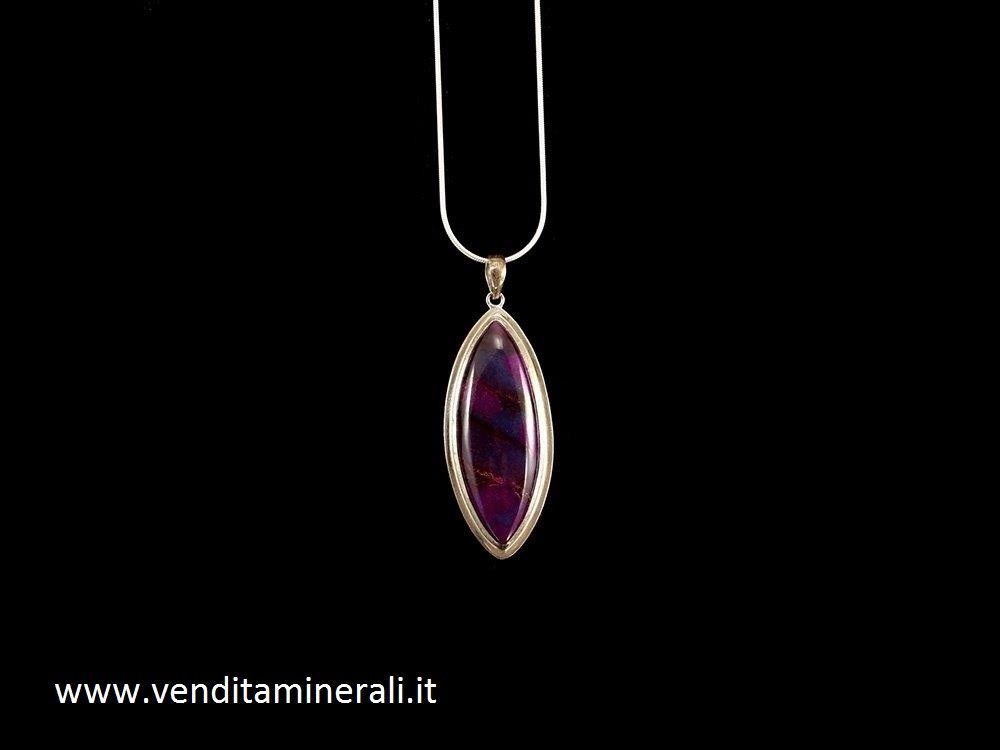 Ciondolo di Sugilite in argento 925