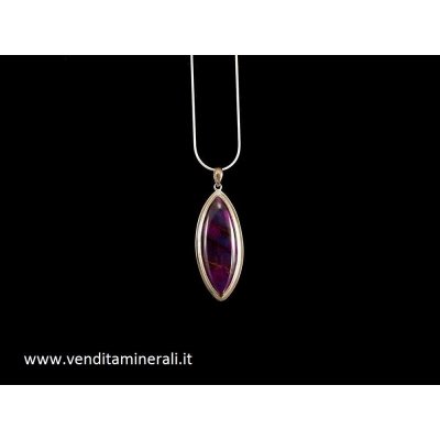 Ciondolo di Sugilite in argento 925