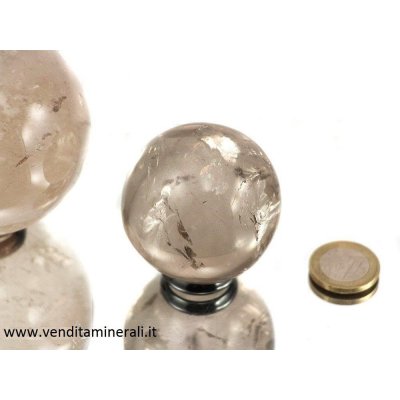 Sfere di quarzo fume' - 3 pezzi