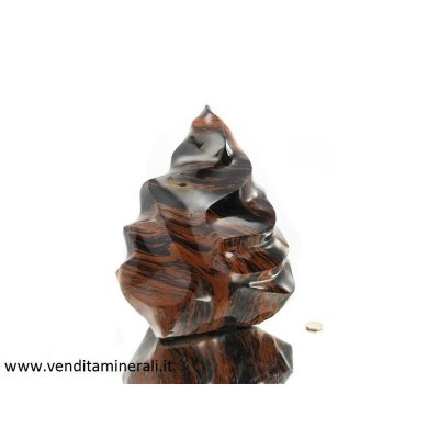 Mogano a forma di fiamma