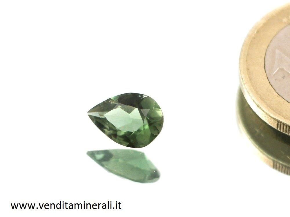 Tormalina sfaccettata - verde