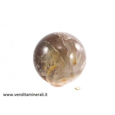 Grande sfera al quarzo fume' formato XL (qualita' B)