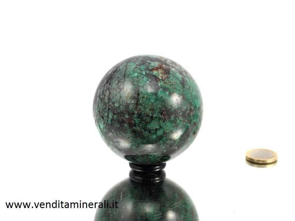 Sfera di smeraldo - 7,5 cm di diametro