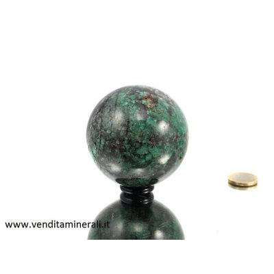 Sfera di smeraldo - 7,5 cm di diametro