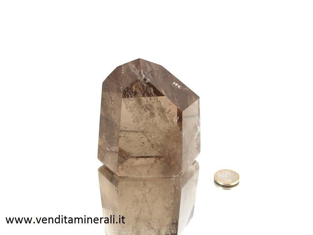 Quarzo fumoso - cristallo a misura di mano