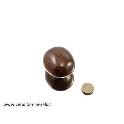 Pietra burattata in ossido di mogano formato XL