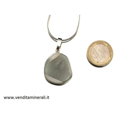 Quarzo con occhiello in argento 925