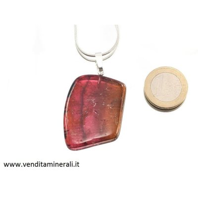 Tormalina multicolore - argento 925