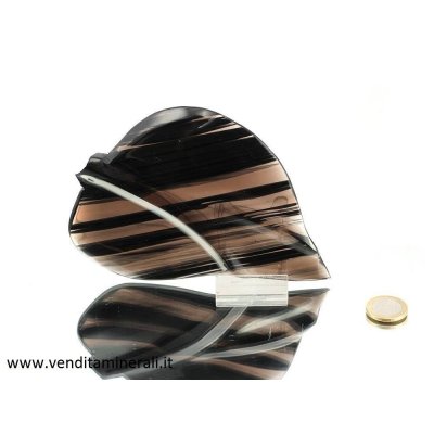 Ossidiana di stecca - forma di foglia