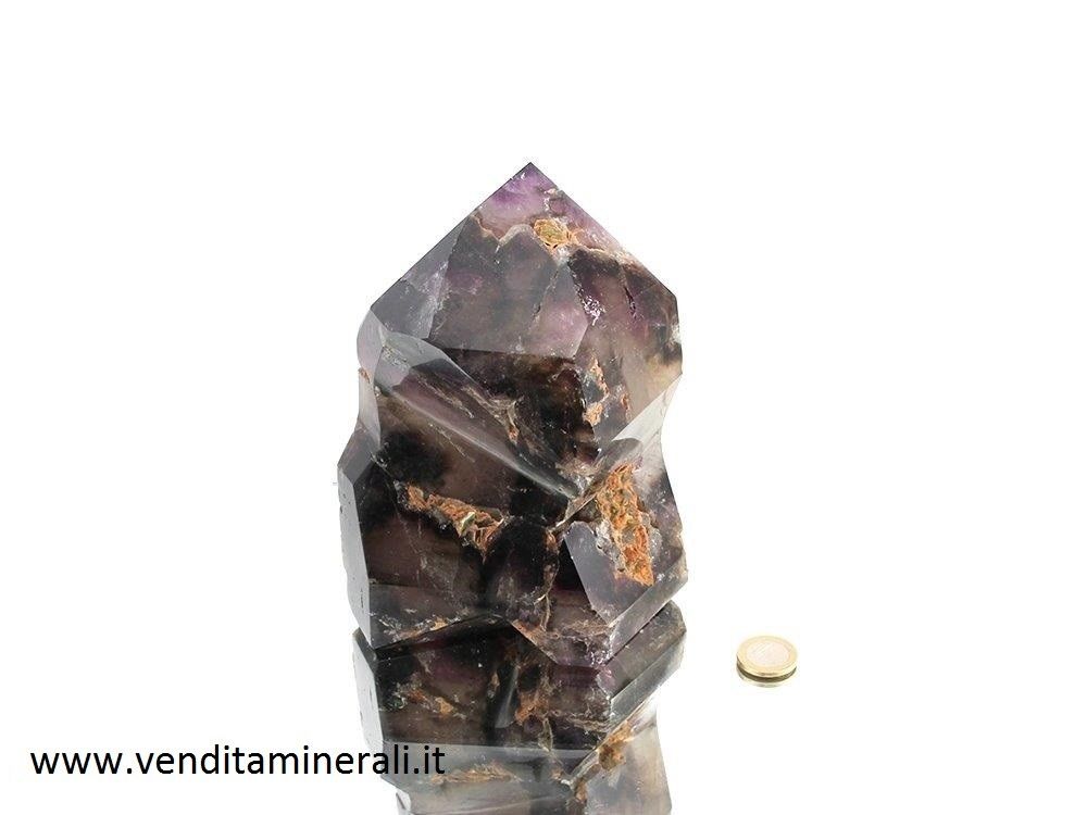 Cristallo di quarzo fume' - ametista