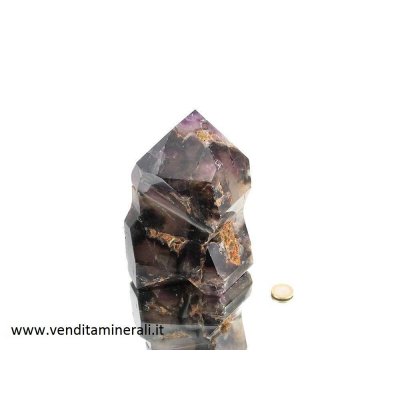 Cristallo di quarzo fume' - ametista
