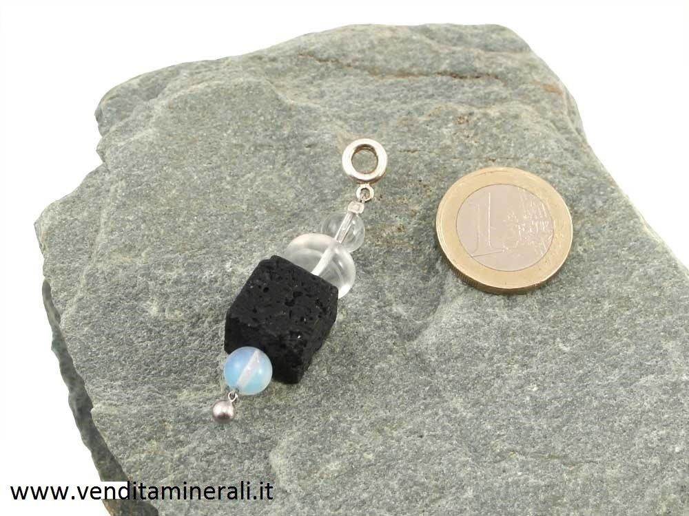 Pendente in pietra lavica