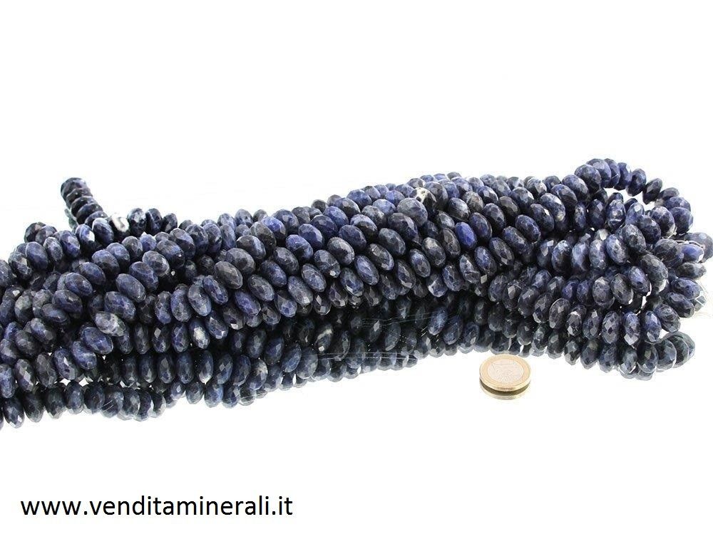 Collana di rondelle di sodalite