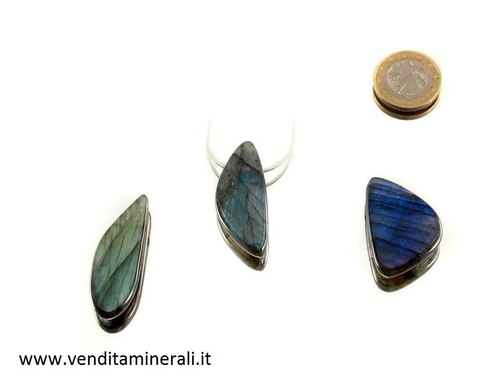 Ciondolo in labradorite AAA