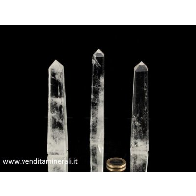 Obelisco di cristallo di rocca Extra - 0,25 kg
